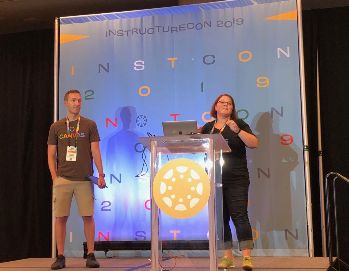Erin Mills and Gannon Nordberg from Lord Fairfax Community College present their experience switching to Canvas at InstructureCon 2019