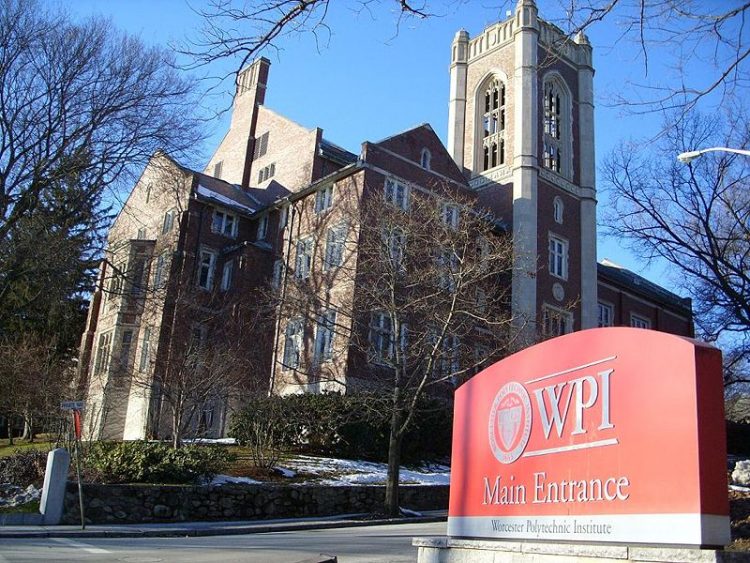 A building on the Worcester Polytechnic Institute campus where Neil and Cristina Heffernan worked to develop ASSISTments.