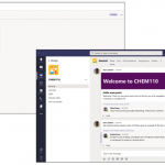 A view of Microsoft Teams in Canvas