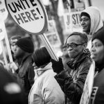 Black lives matter demonstration in Baltimore.