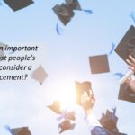 Graduation caps in the sky.